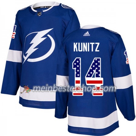Tampa Bay Lightning Chris Kunitz 14 Adidas 2017-2018 Blau USA Flag Fashion Trikot Authentic - Herren Tampa Bay Lightning Chris Kunitz 14 Adidas 2017-2018 Blau USA Flag Fashion Trikot Authentic - Herren